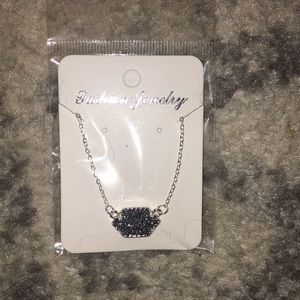 NEW! Platinum Drusy Kendra Scott necklace